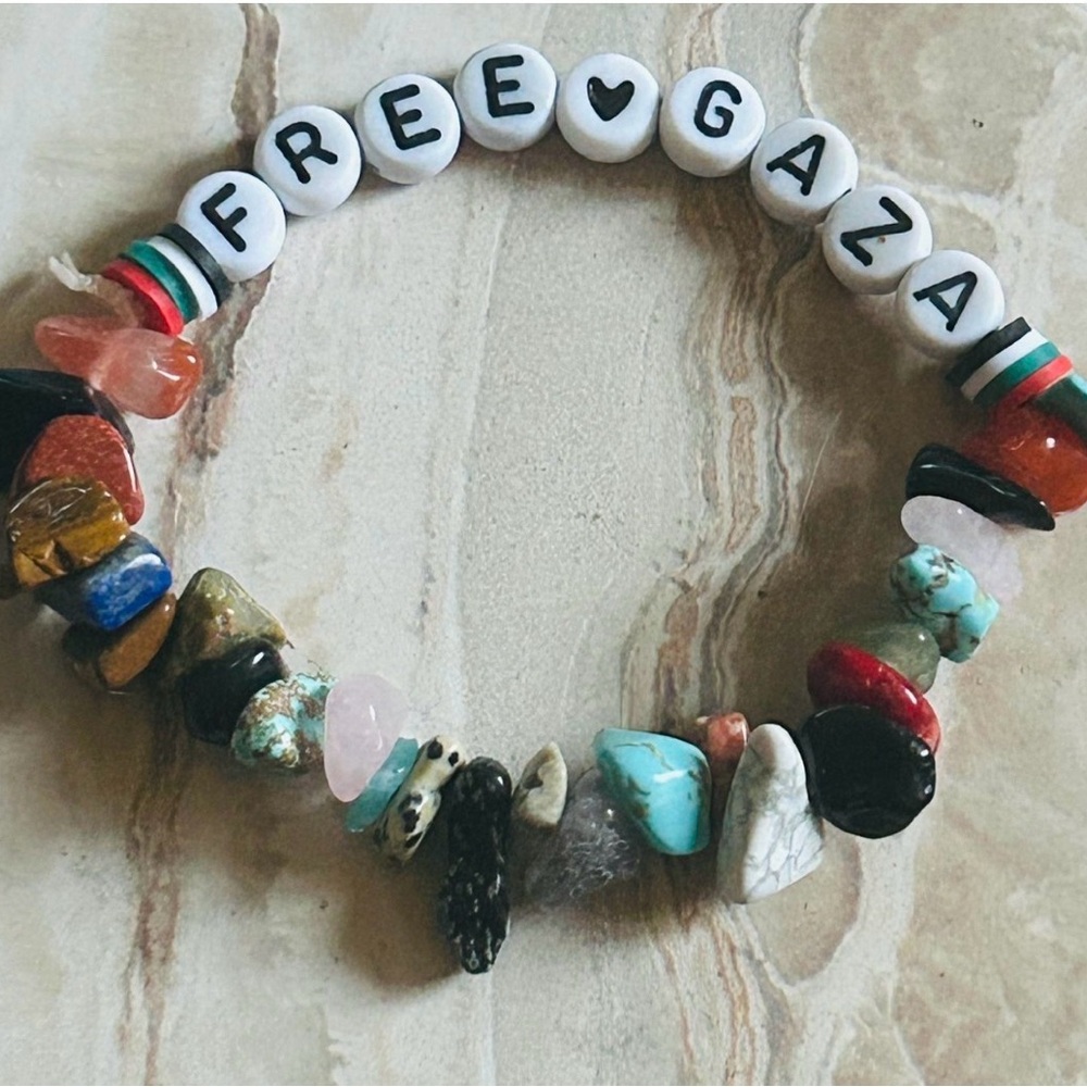 FREE ♥ GAZA Beaded Gemstone Bracelet - Multicolor